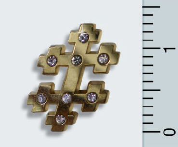 Pin "33" mit 8 Diamanten