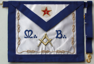 Master Apron "M+B" with Star, dark blue