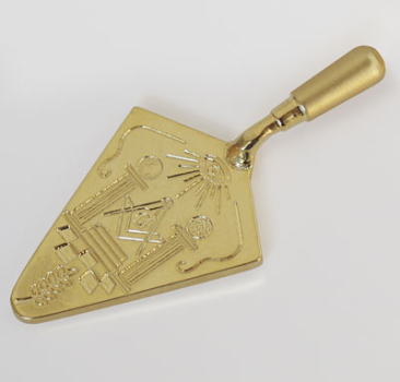 Pocket "Trowel", 24 ct gilt