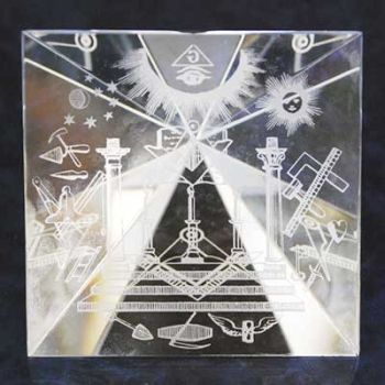 Paperweight Pyramid, Masonic Symbols