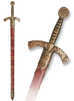 Tempelritter Schwert, rot od. schwarz