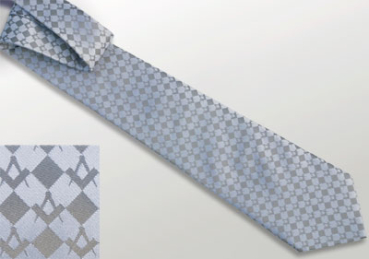 Tie "Square & Compass", silver