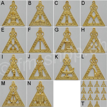 Beamten Abzeichen, Royal Arch und York Ritus