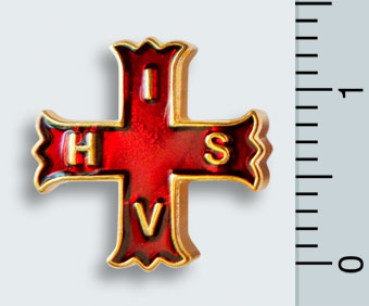 Pin "Red Cross of Constantine", 1. Grad