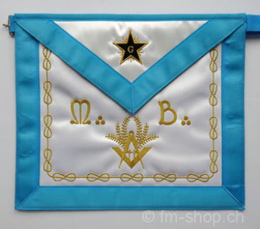 Master Apron "M+B" with Star, blue