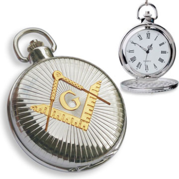 Masonic Pocket Watch, silver