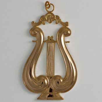 Abzeichen "Musikmeister", gold od. silber