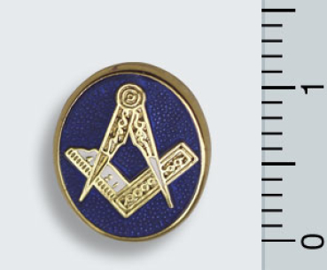 Masonic Tie Pin Round