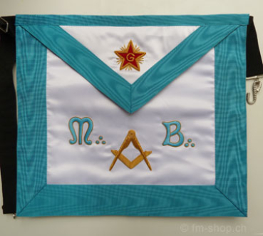 Master Apron "M+B" with Star, blue