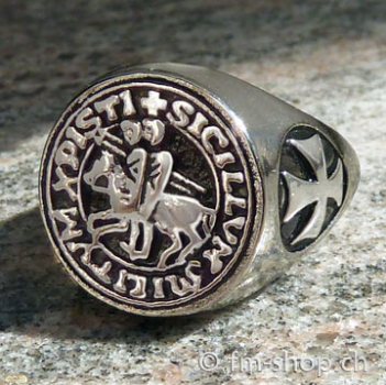 Ring "Templer-Siegel", Metall