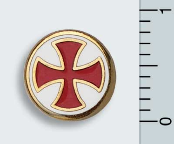 Pin "Templerorden", rund