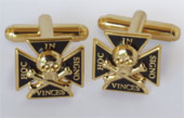 Boutons de Manchette "In hoc signo vinces", 18 ct