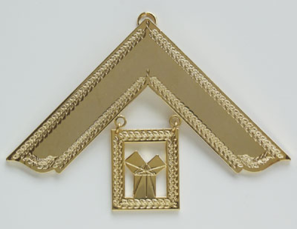 Jewel "Past Master", 18 ct gilt