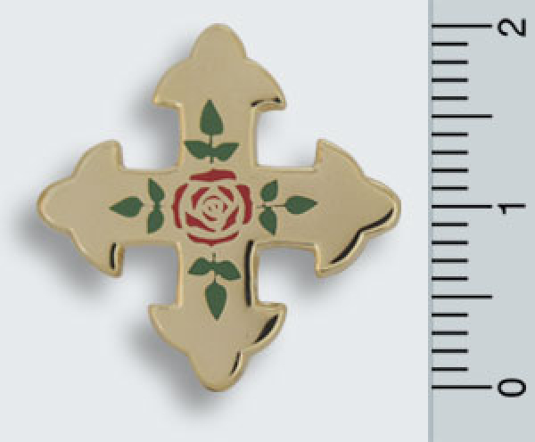 Pin "Rosenkreuz"