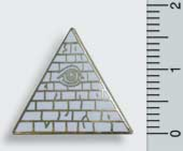 Pin "Illuminati", vergoldet