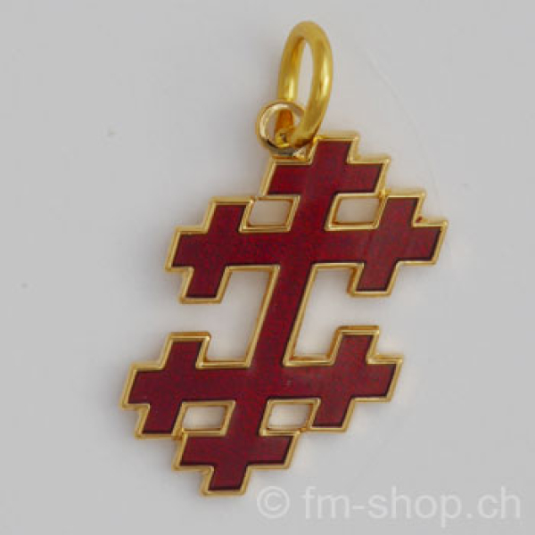 Pendant two-bar cross small, AASR