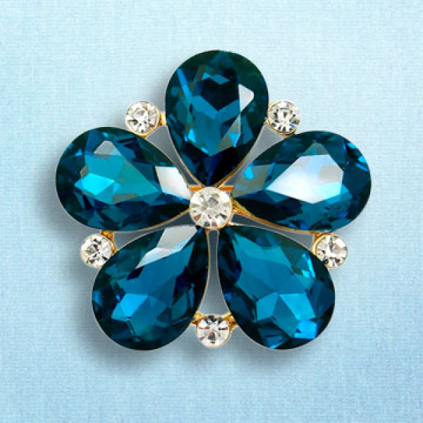 Broche "Forget-Me-Not"