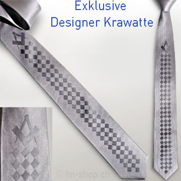 Krawatte "Winkel & Zirkel", Design