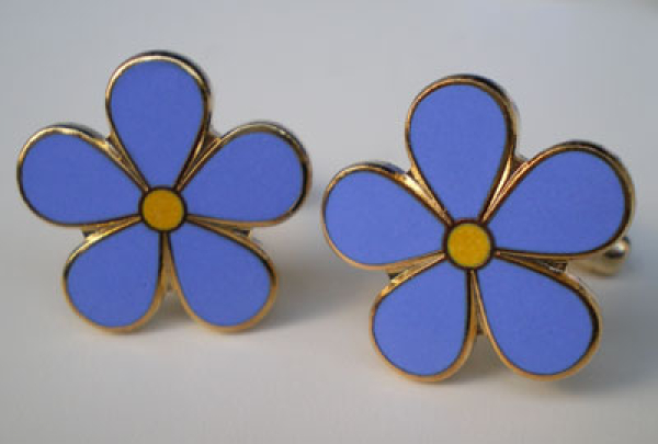 Cufflinks "Forget-Me-Not"