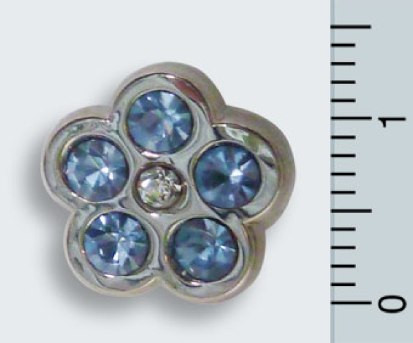 Pin "Vergissmeinnicht", Swarovsky