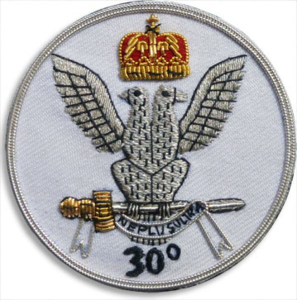 Patch 3D, "30. Grad", Schottischer Ritus