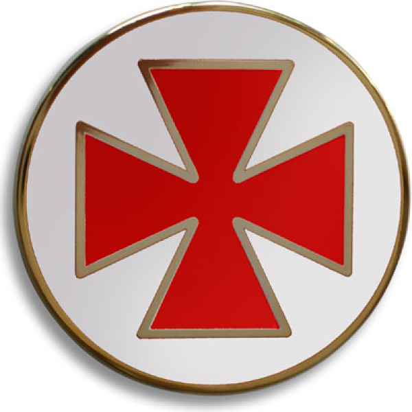 Metal badge "Knight Templar"