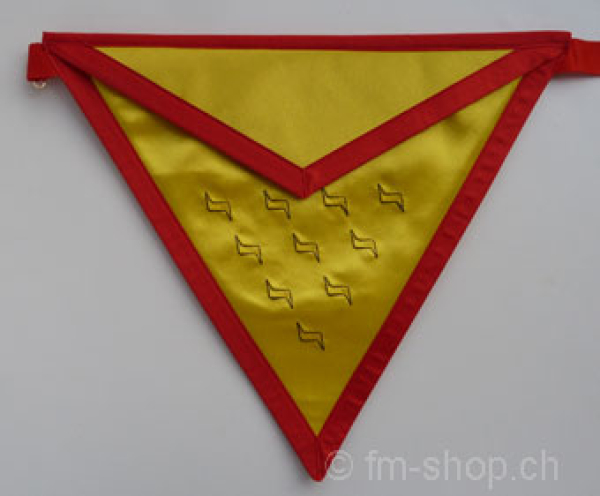 Apron 17° Degree, AASR, triangle