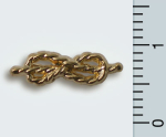 Pin "Lemniskate", vergoldet